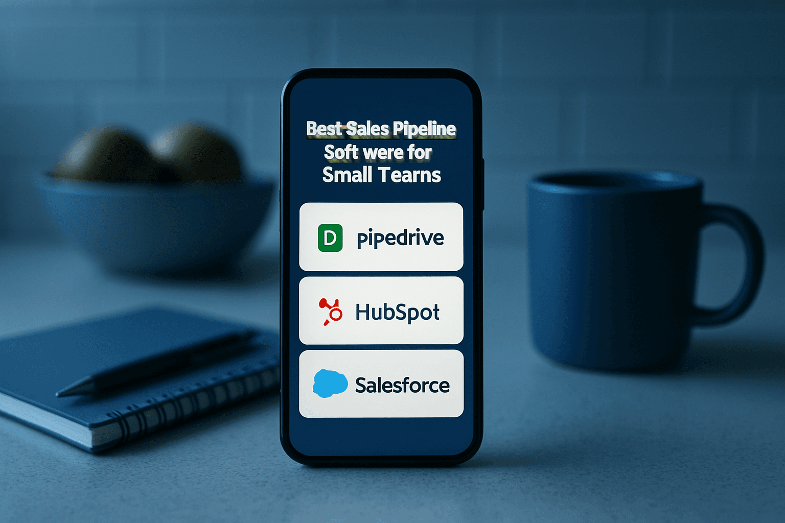 Best Sales Pipeline Software for Small Teams: Pipedrive vs HubSpot vs Salesforce