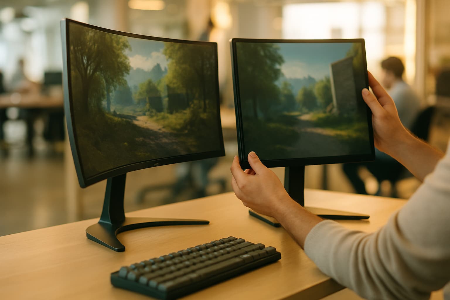 Curved vs Flat Gaming Monitor: Which Gives You the Competitive Edge?