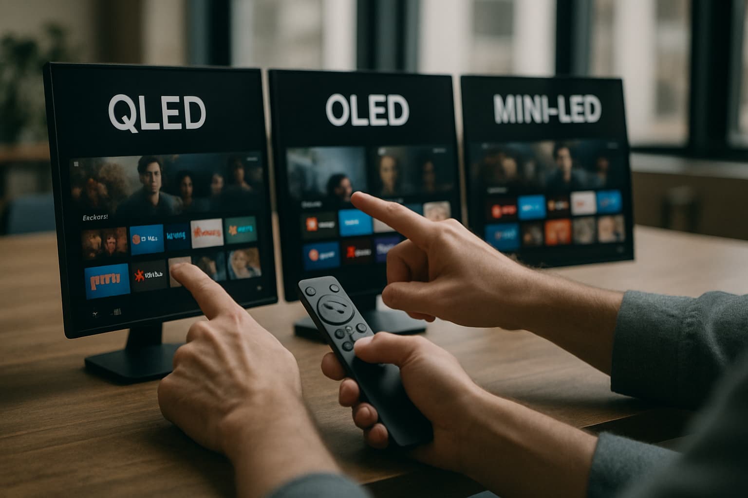 QLED vs OLED vs Mini-LED for Streaming: Which TV Wins?
